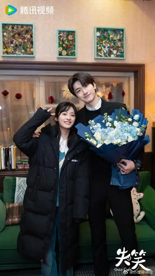 林一沈月吻戏身高差##电视剧失笑