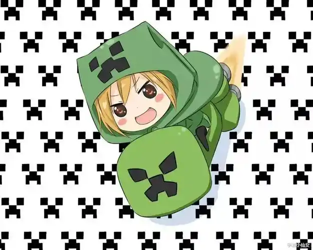 我的世界:这样可爱的苦力怕娘,你忍心拒绝吗?