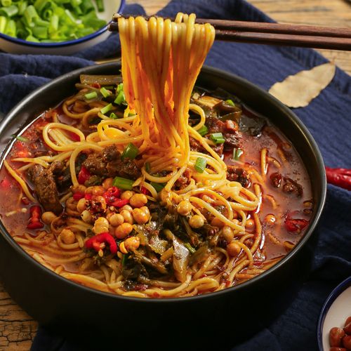 满减厨娘旗舰店重庆酸菜红烧牛肉面1人份带调料面条