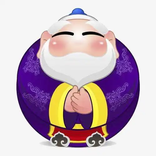 家人卡通头像白胡子老爷爷