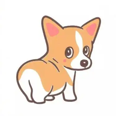 柯基简笔画q版 柯基简笔画q版卡通 | 多想派