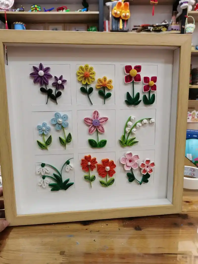 衍纸教程 #衍纸作品 #手工di - 抖音