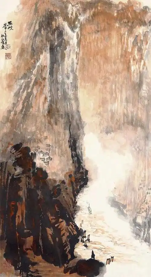 赵松涛山水画欣赏