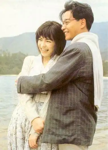 老照片:钟楚红和张国荣