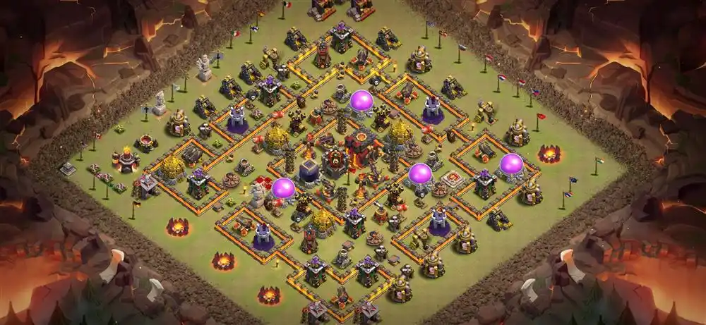 10本10本部落战神阵,部落冲突阵型分享,10本10本部落战神阵分享链接