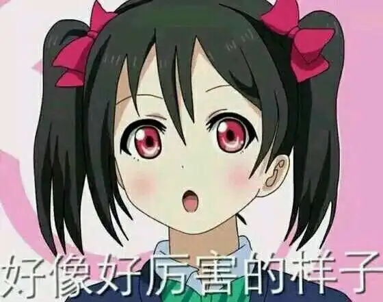 好像好厉害的样子 少女 惊讶 马尾辫 斗图