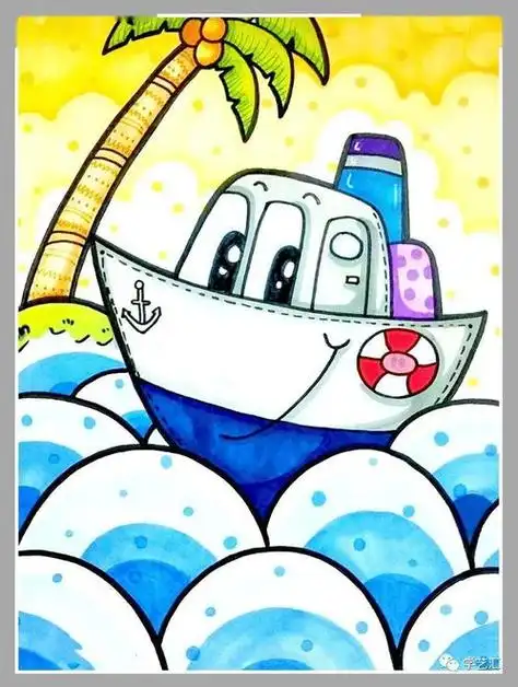 终极大奖等你来拿关于春天的儿童画图片简单又漂亮适合8一9岁最美丽