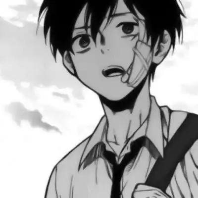 二次元丧系男头/高冷黑白_卡通动漫头像_我要个性网