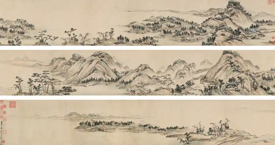 雅昌快讯黄潜临黄公望富春山居图13915万元成交于文津阁2021秋拍