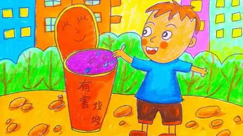 保护环境创意画