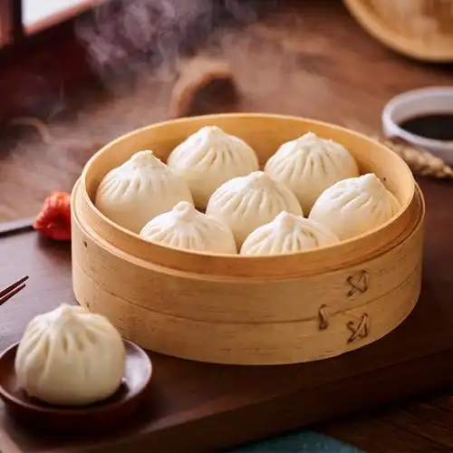 小笼包猪肉鲜肉肉馅蒸煎包小馒头小包子早餐方便包点