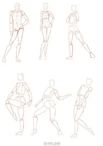 人体入门绘制提升练习  第1章第3课时作业: 作业要求:要求比例准确