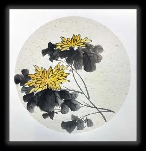 初学者画菊花国画教程步骤图