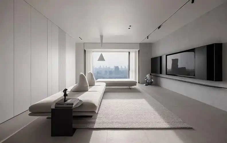 大平层,极简风格,高级灰