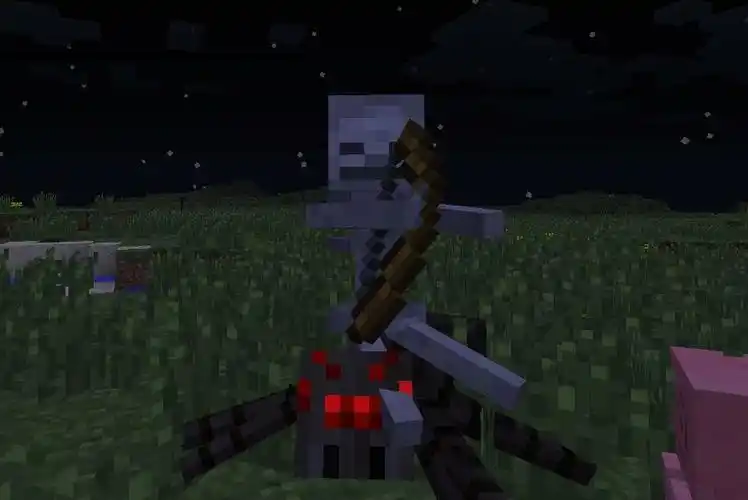 我的世界死灵骑士简笔画