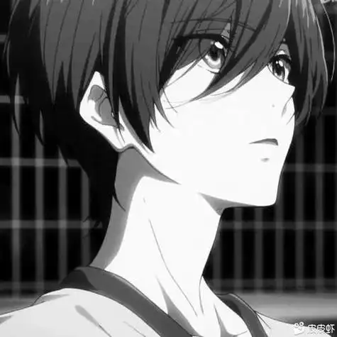 对抗路微丧黑白动漫头像