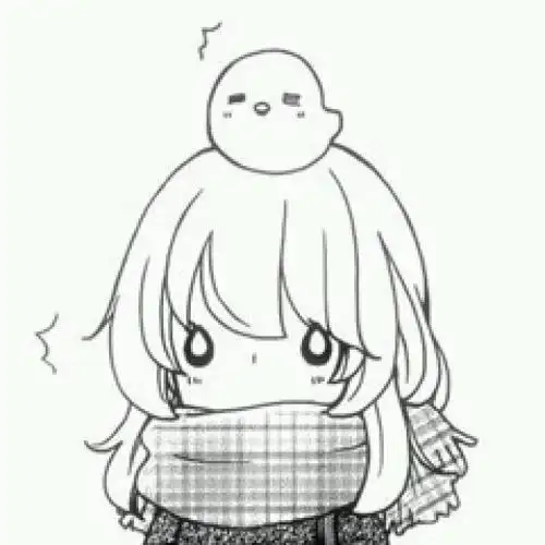 黑白女生头像呆萌q版小鸡不定期更新二次元收集byapside