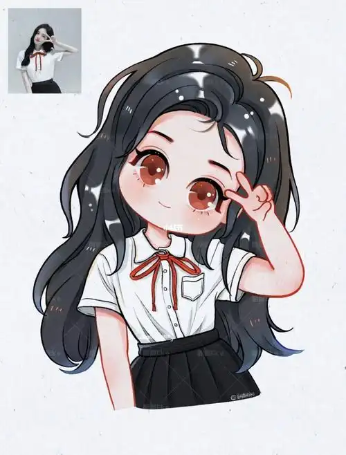 q版鞠婧祎校服第四弹差点断更这个系列