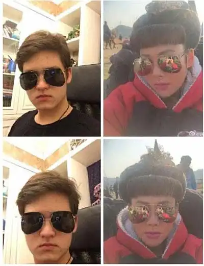 宁静晒17岁儿子帅照:家有男友初长成(图)