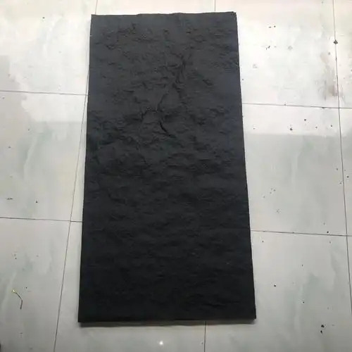 太空黑色pu蘑菇石人造中式石头仿古室内外复古网红 pu 轻质文化石