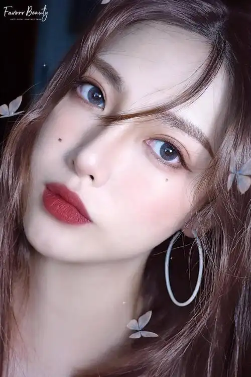 美瞳favorr beauty 夕沐灰