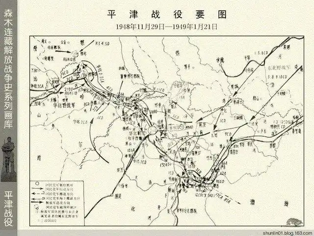 绘画连环画《平津战役》续二