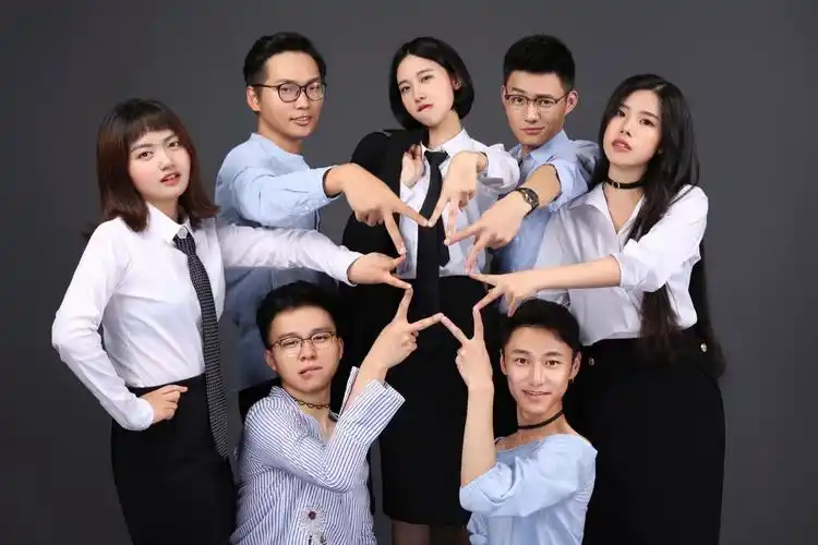 【 团队照freestyle 2.0 】 相信这个多角星合照图大家都看过!