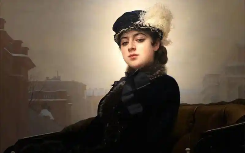 【艺术欣赏】克拉姆斯柯依《无名女郎》