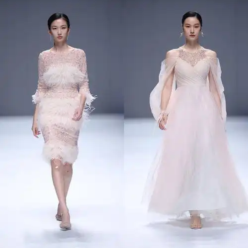 中国时装周看秀|以"天堂河"之名 打造流光溢彩的华服