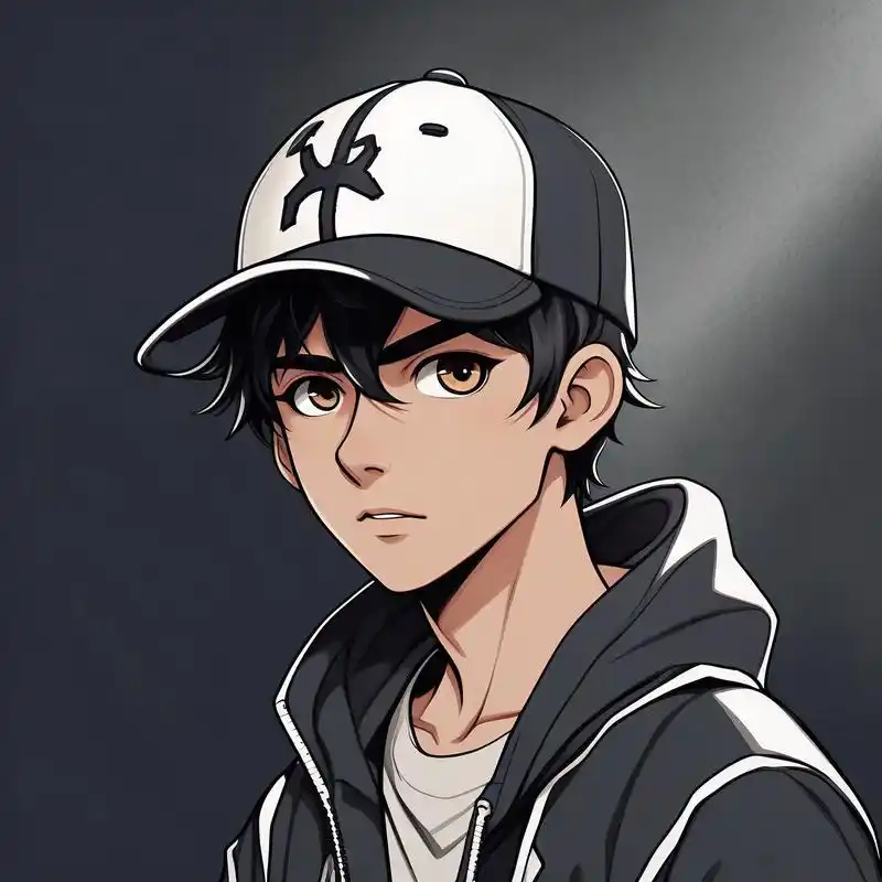 97戴帽子的帅气男生头像90