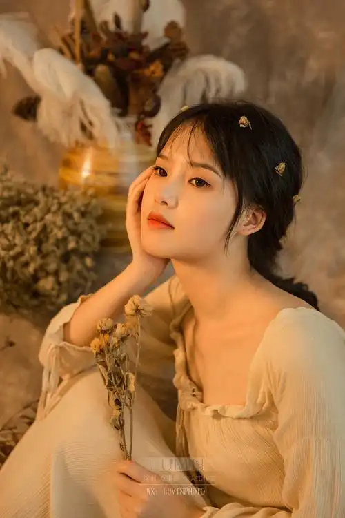 油画写真 复古 少女 #复古写真##深圳写真