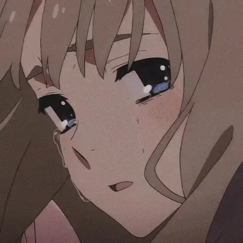 伤感女头动漫头像