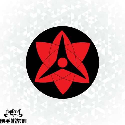 tlp镂空车贴 火影忍者六芒星万花筒写轮眼宇智波内轮佐助sasuke