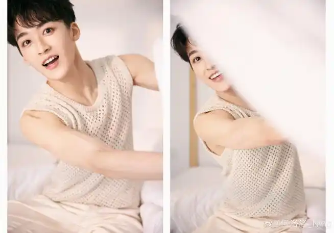 手臂肌肉线条96#何洛洛的胸肌照没胸肌#@何洛洛_ning