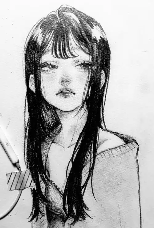 插画|铅笔手绘 画师:田森