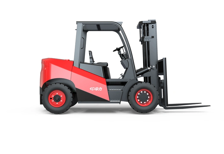 设计赋能传统叉车阐述大型机械之美70吨新能源叉车设计