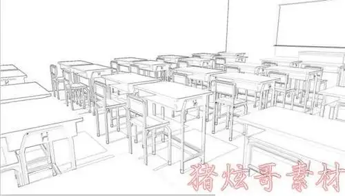 教室的简笔画简单又好看