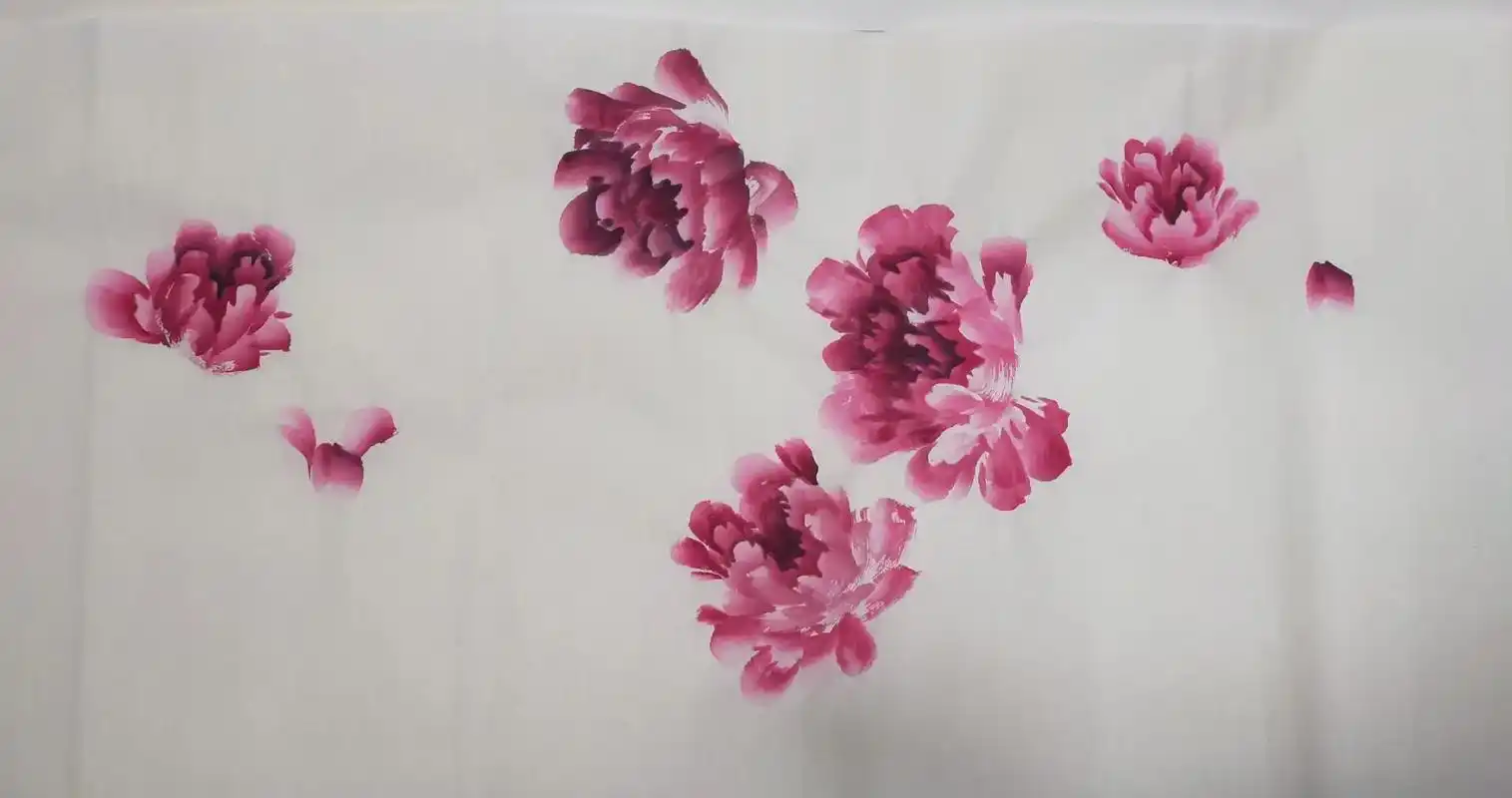 中国写意牡丹画.#图文伙伴计划 #国画 #牡丹  画牡丹花的 - 抖音