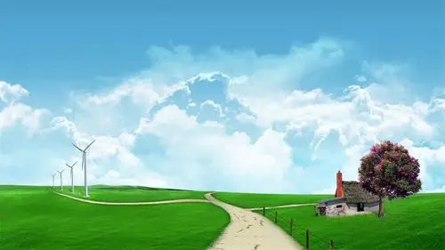 绿色清新护眼风景高清图片壁纸