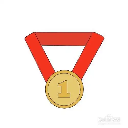 奖牌简笔画幼儿金牌简笔画金牌简笔画