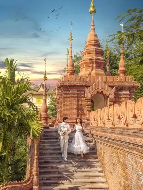 球球了婚纱照一定不能错过西双版纳啊