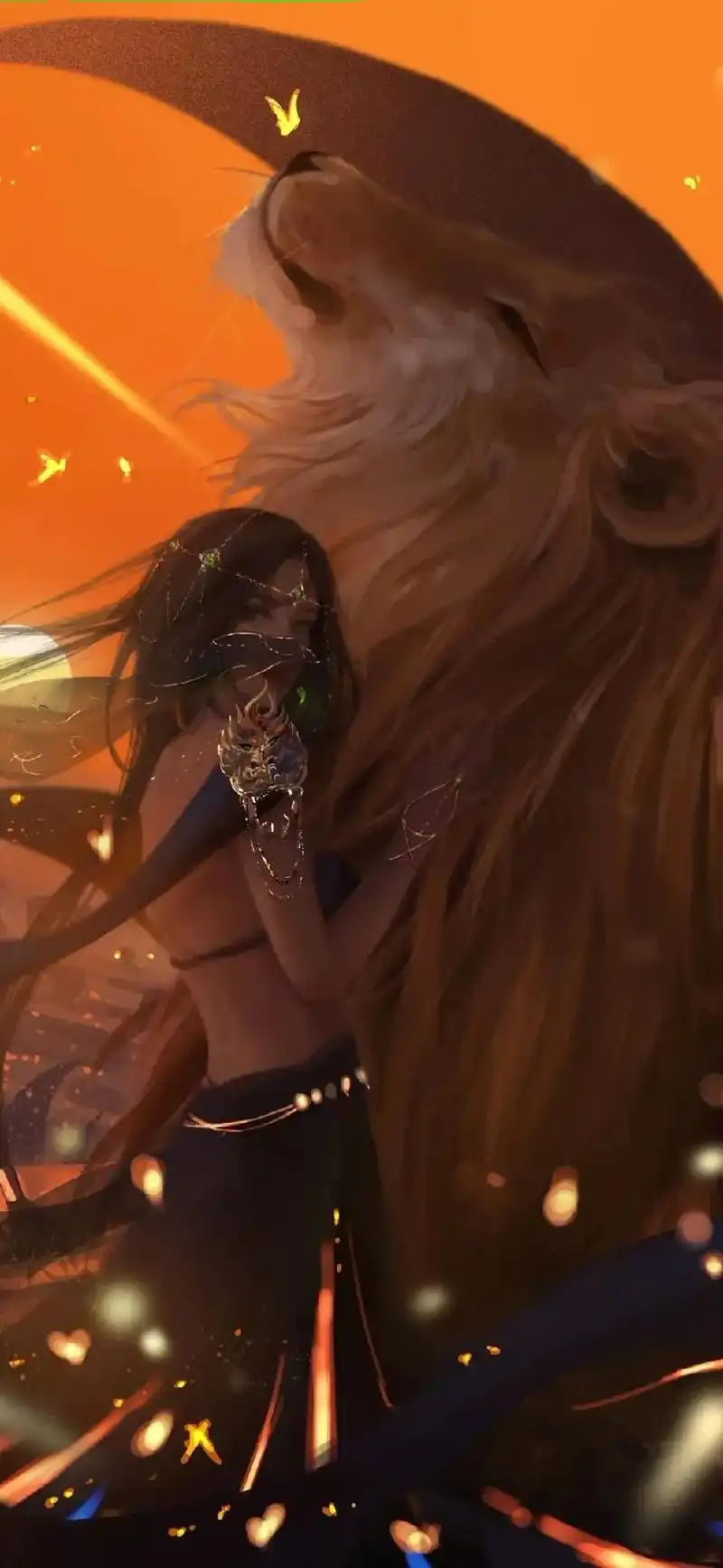 我与风同存 只为守护我的族人 #鬼刀冰公主  #鬼刀壁纸有生 - 抖音