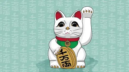 卡通可爱招财猫动画_1920x1080_高清视频素材下载(编号:2526721)_舞台