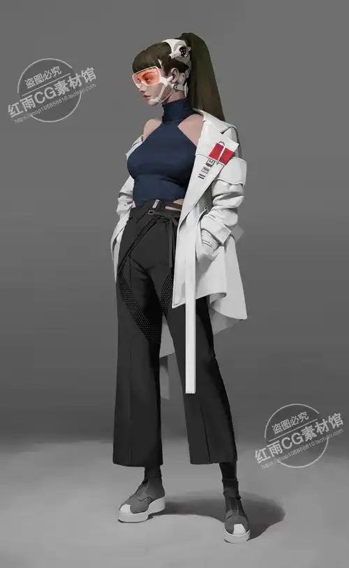 人物站立姿势pose模特时装设计参考素材唯美摄影图片服饰