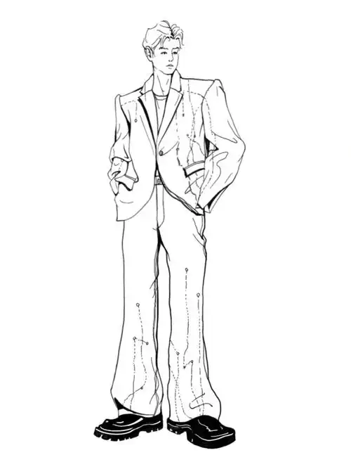 服装设计520给自己画个男朋友