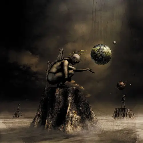 黑暗系插画 by david ho