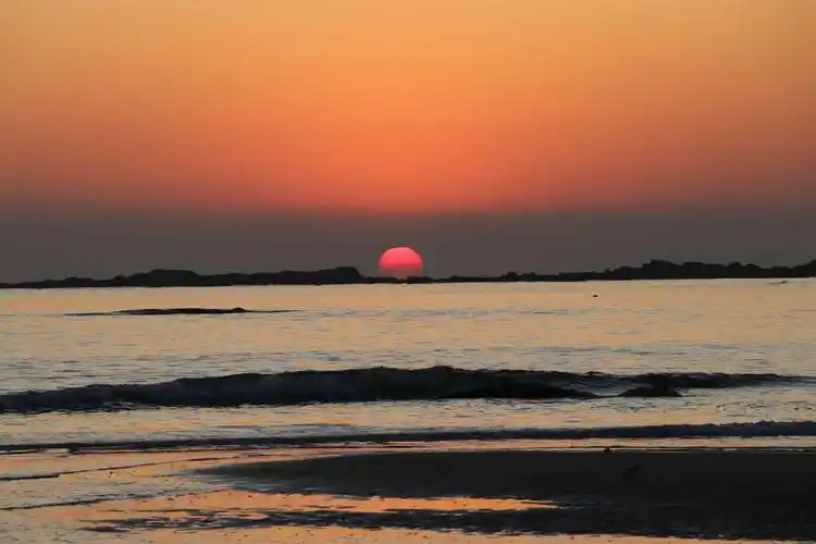 日照,海上日出印象