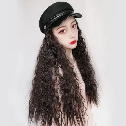 长发羊毛卷:这种就是长发造型,很小卷的羊毛卷.