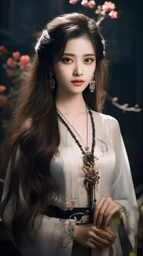 一见钟情的长发美人,犹如梦中仙子的美!