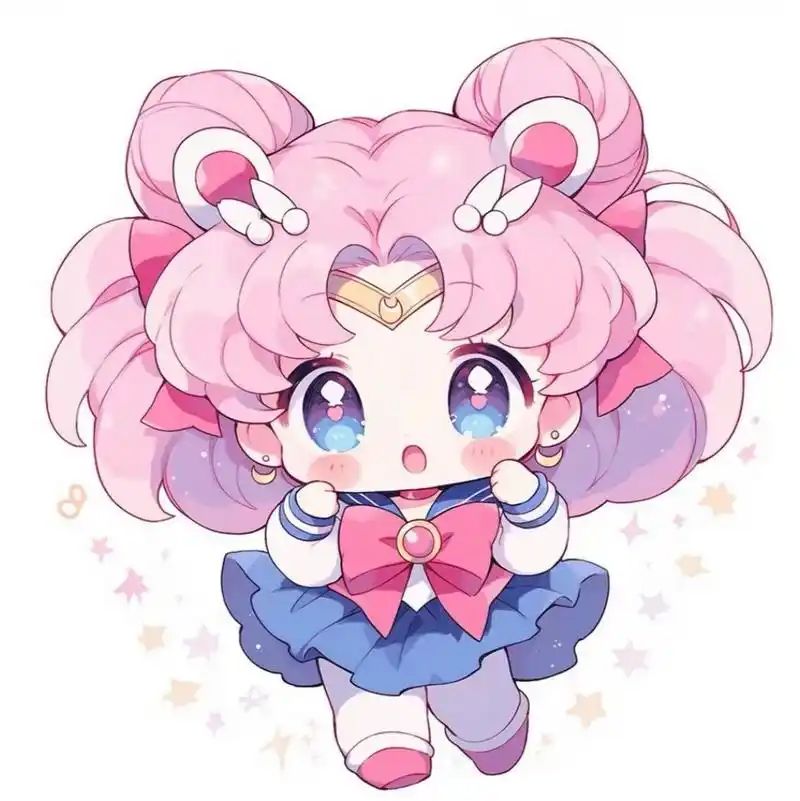 【动漫二次元美少女头像分享】 q版美少女战士,你喜欢哪一款风格?